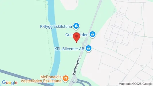 Kontorslokaler att hyra i Eskilstuna - kort over placeringen