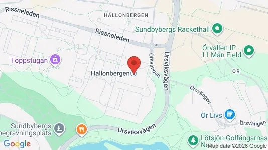 Kontorslokaler att hyra i Sundbyberg - kort over placeringen