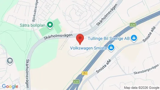 Kontorslokaler att hyra i Söderort - kort over placeringen