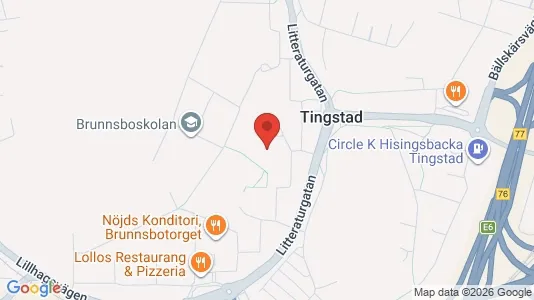 Kontorslokaler att hyra i Norra hisingen - kort over placeringen