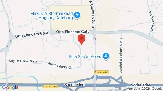 Kontorslokaler att hyra i Askim-Frölunda-Högsbo - kort over placeringen