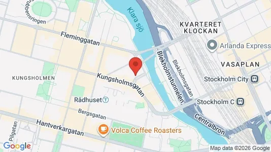 Kontorslokaler att hyra i Kungsholmen - kort over placeringen
