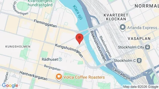 Kontorslokaler att hyra i Kungsholmen - kort over placeringen