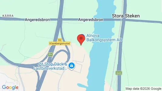 Industrilokaler att hyra i Göteborg Centrum - kort over placeringen