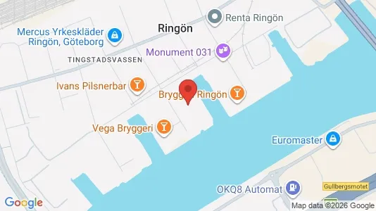 Lagerlokaler att hyra i Lundby - kort over placeringen