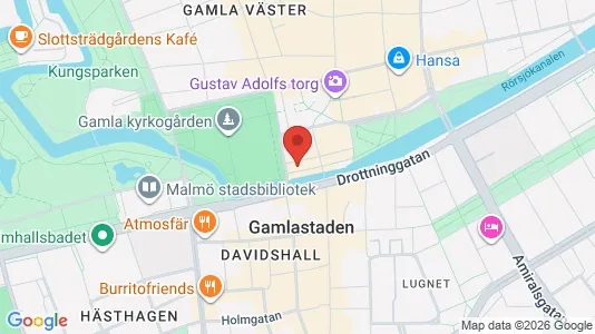 Kontorslokaler att hyra i Malmö Centrum - kort over placeringen