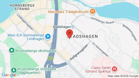 Kontorslokaler att hyra i Kungsholmen - kort over placeringen