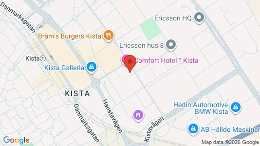 Kontorslokaler att hyra i Västerort - kort over placeringen