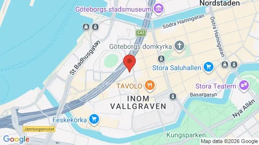 Kontorslokaler att hyra i Göteborg Centrum - kort over placeringen