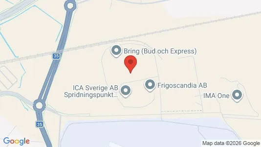 Kontorslokaler att hyra i Linköping - kort over placeringen