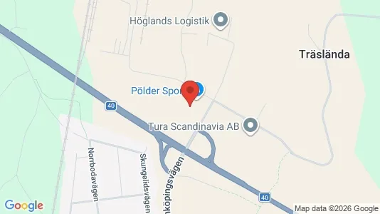 Lagerlokaler att hyra i Nässjö - kort over placeringen