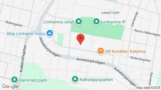 Lagerlokaler att hyra i Limhamn/Bunkeflo - kort over placeringen