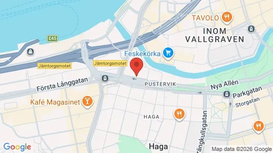 Kontorslokaler att hyra i Göteborg Centrum - kort over placeringen