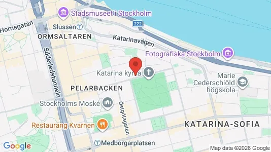 Kontorslokaler att hyra i Södermalm - kort over placeringen