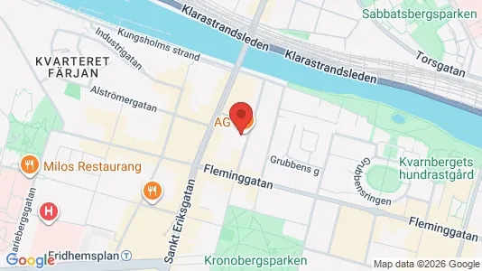 Kontorslokaler att hyra i Kungsholmen - kort over placeringen