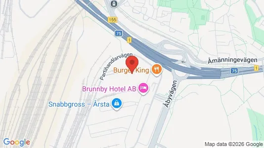 Kontorslokaler att hyra i Hammarbyhamnen - kort over placeringen