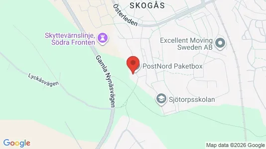 Kontorslokaler att hyra i Huddinge - kort over placeringen
