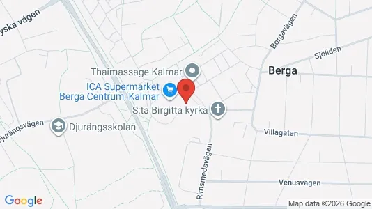 Kontorslokaler att hyra i Kalmar - kort over placeringen
