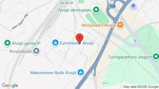 Kontorslokaler att hyra i Söderort - kort over placeringen