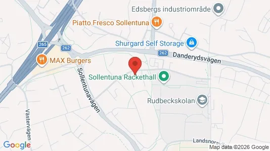 Kontorslokaler att hyra i Sollentuna - kort over placeringen