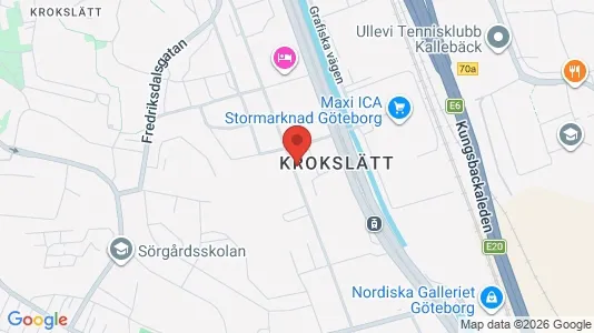 Kontorslokaler att hyra i Örgryte-Härlanda - kort over placeringen