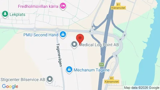 Kontorslokaler att hyra i Göteborg Centrum - kort over placeringen