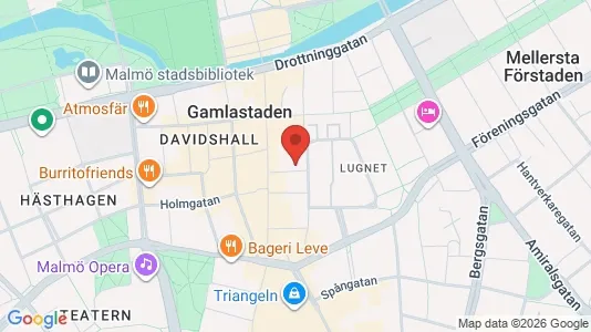Kontorslokaler att hyra i Malmö Centrum - kort over placeringen