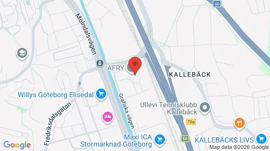 Kontorslokaler att hyra i Johanneberg - kort over placeringen
