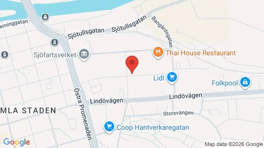 Industrilokaler att hyra i Norrköping - kort over placeringen