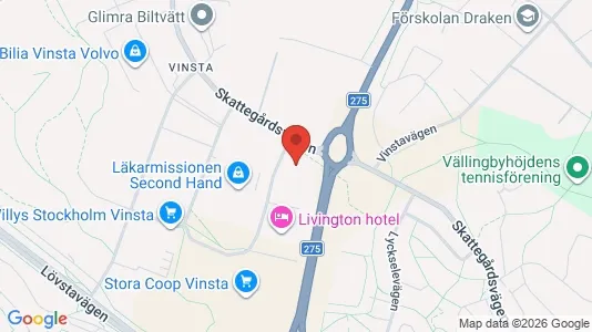 Kontorslokaler att hyra i Västerort - kort over placeringen