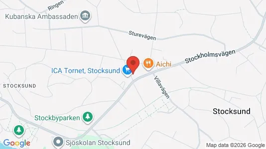 Kontorslokaler att hyra i Danderyd - kort over placeringen