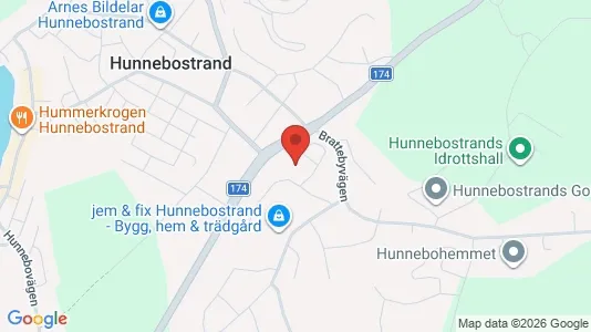 Kontorslokaler att hyra i Sotenäs - kort over placeringen