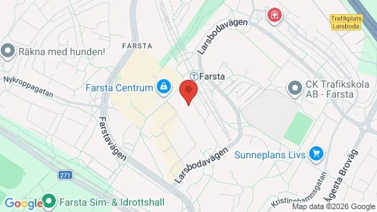 Kontorslokaler att hyra i Söderort - kort over placeringen