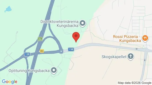 Kontorslokaler att hyra i Kungsbacka - kort over placeringen