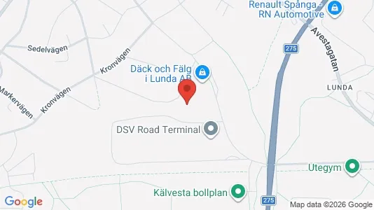 Kontorslokaler att hyra i Västerort - kort over placeringen
