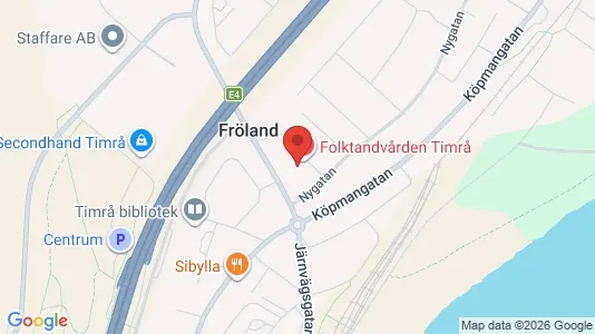 Affärslokaler att hyra i Timrå - kort over placeringen