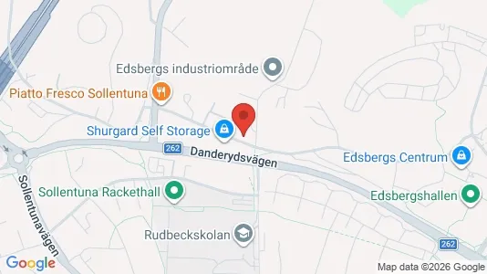 Kontorslokaler att hyra i Sollentuna - kort over placeringen