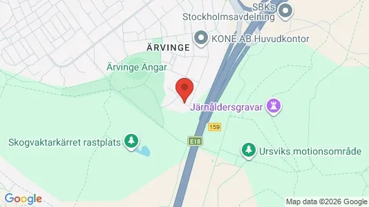 Kontorslokaler att hyra i Västerort - kort over placeringen