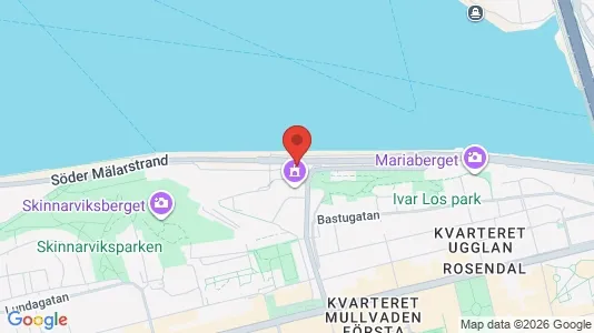 Kontorslokaler att hyra i Södermalm - kort over placeringen