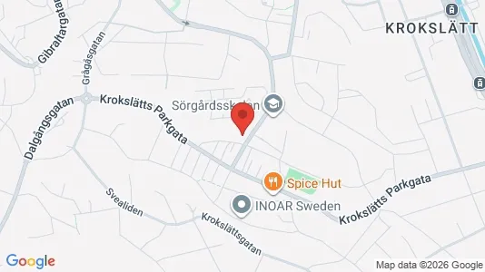 Kontorslokaler att hyra i Mölndal - kort over placeringen