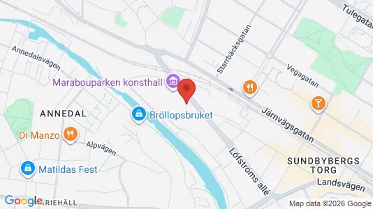 Kontorslokaler att hyra i Sundbyberg - kort over placeringen