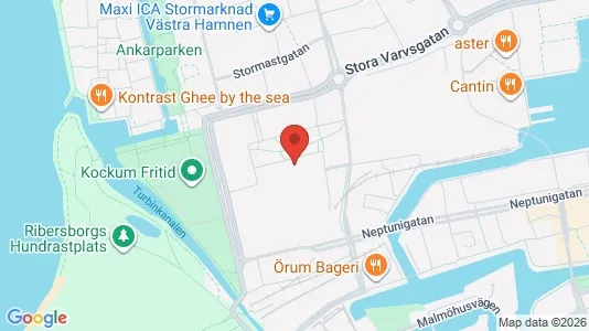 Kontorslokaler att hyra i Malmö Centrum - kort over placeringen