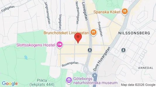 Kontorslokaler att hyra i Göteborg Centrum - kort over placeringen