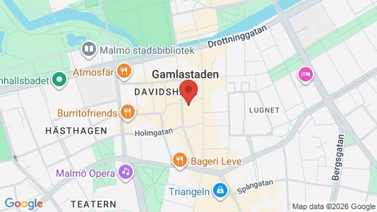 Kontorslokaler att hyra i Malmö Centrum - kort over placeringen