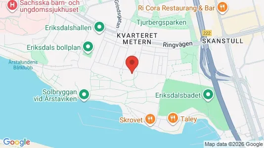 Industrilokaler att hyra i Södermalm - kort over placeringen