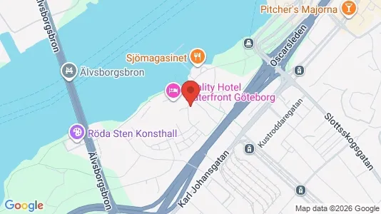 Kontorslokaler att hyra i Majorna-Linné - kort over placeringen