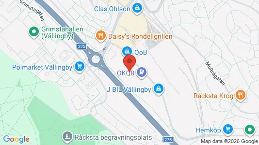 Kontorslokaler att hyra i Västerort - kort over placeringen
