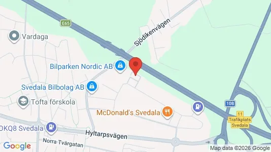 Kontorslokaler att hyra i Svedala - kort over placeringen