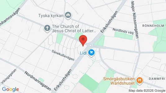 Industrilokaler att hyra i Malmö Centrum - kort over placeringen
