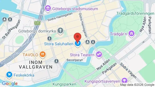 Kontorslokaler att hyra i Göteborg Centrum - kort over placeringen
